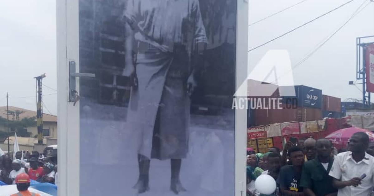 Effigie de Simon Kimbangu à Matadi