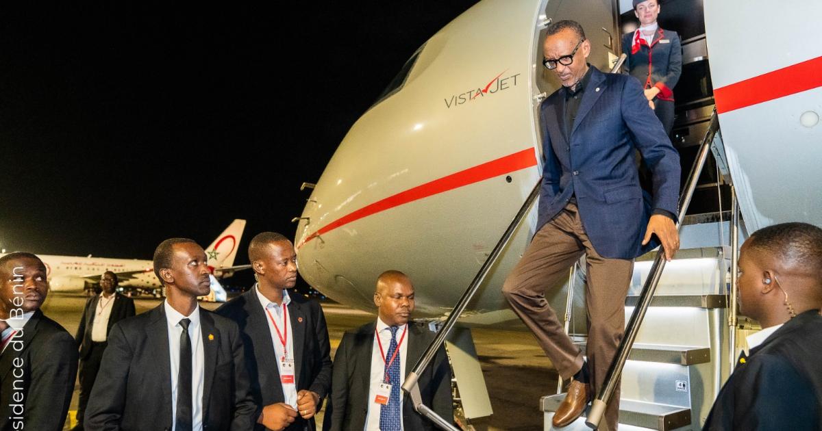 Paul Kagame au Bénin
