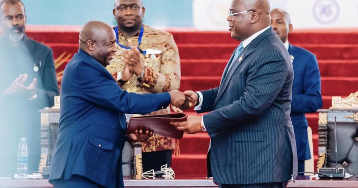Evariste Ndayishimiye et Félix Tshisekedi 