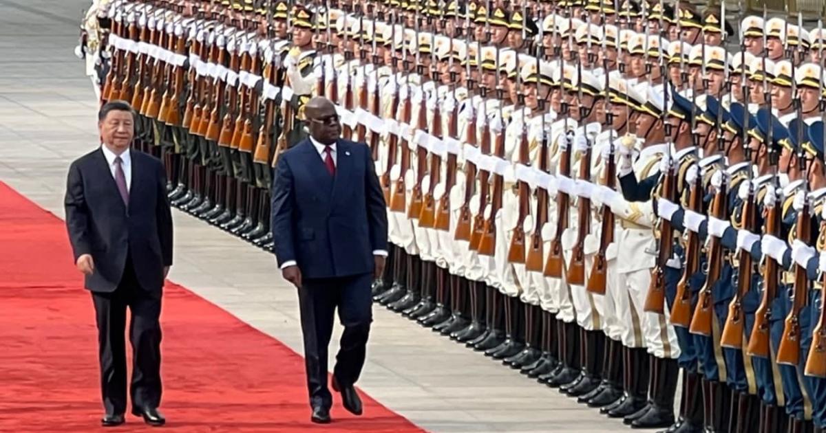 Félix Tshisekedi en Chine