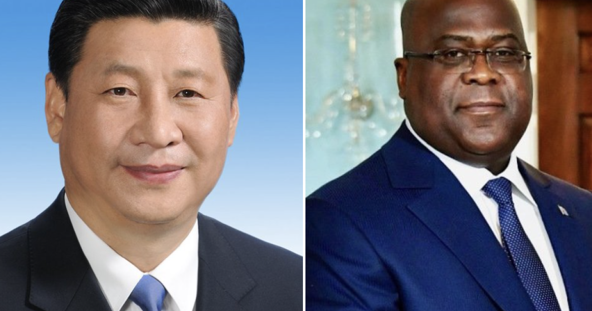 Xi Jinping et Félix Tshisekedi
