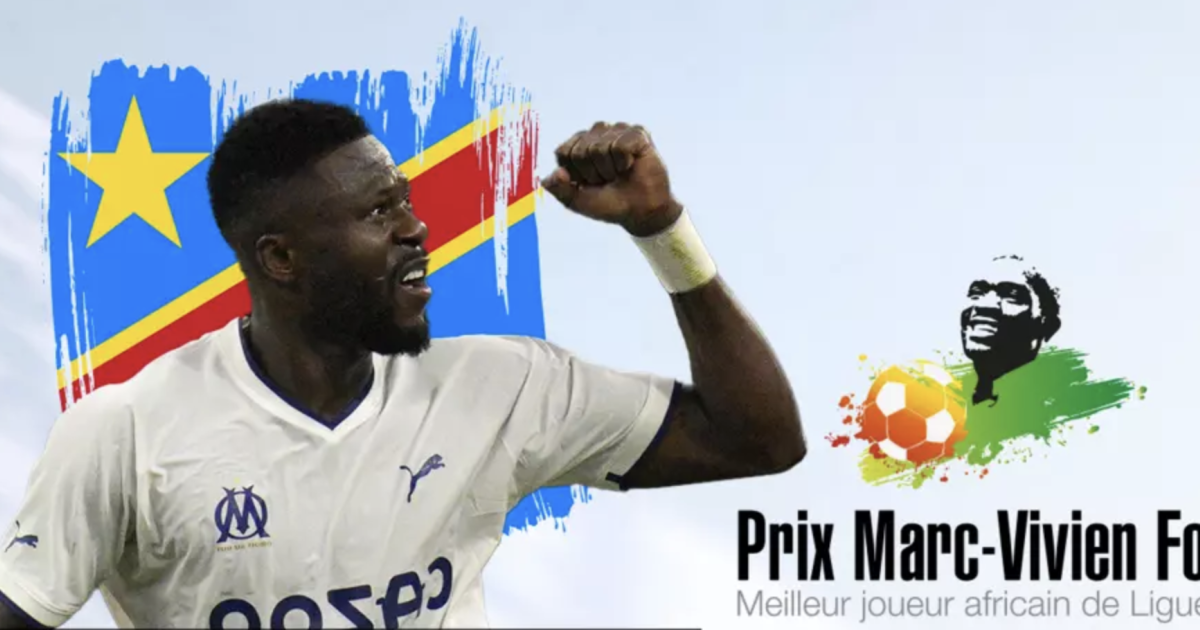 Chancel Mbemba, lauréat du Prix Marc-Vivien Foé