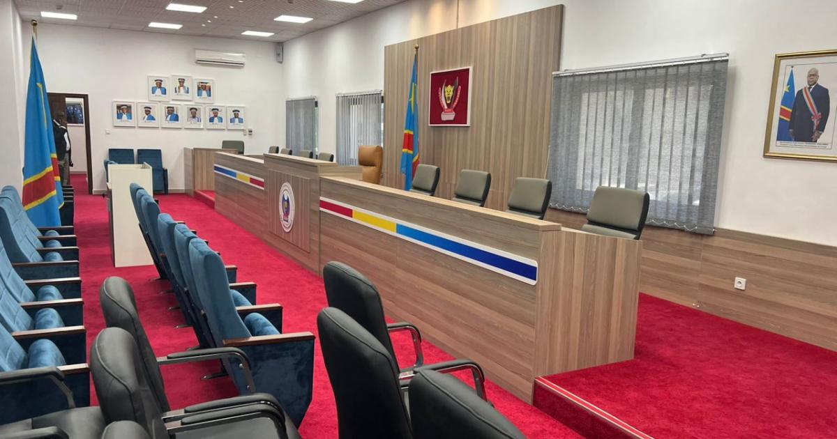 Nouvelle salle d'audience de la Cour constitutionnelle 