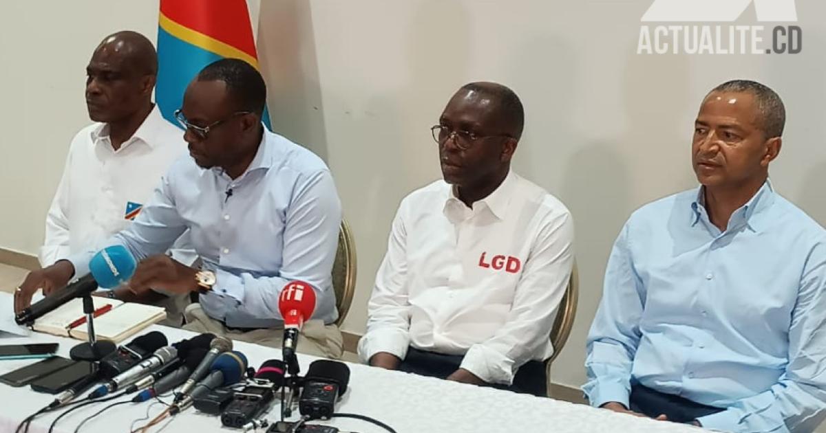 Martin Fayulu, Moise Katumbi, Matata Ponyo et Delly Sesanga