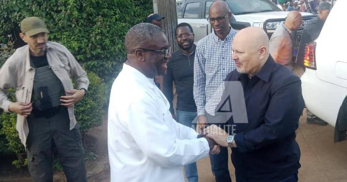 Le PG de la CPI et Denis Mukwege 