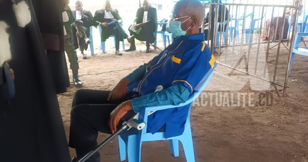 Le député national Edouard Mwangachuchu devant la Haute cour militaire