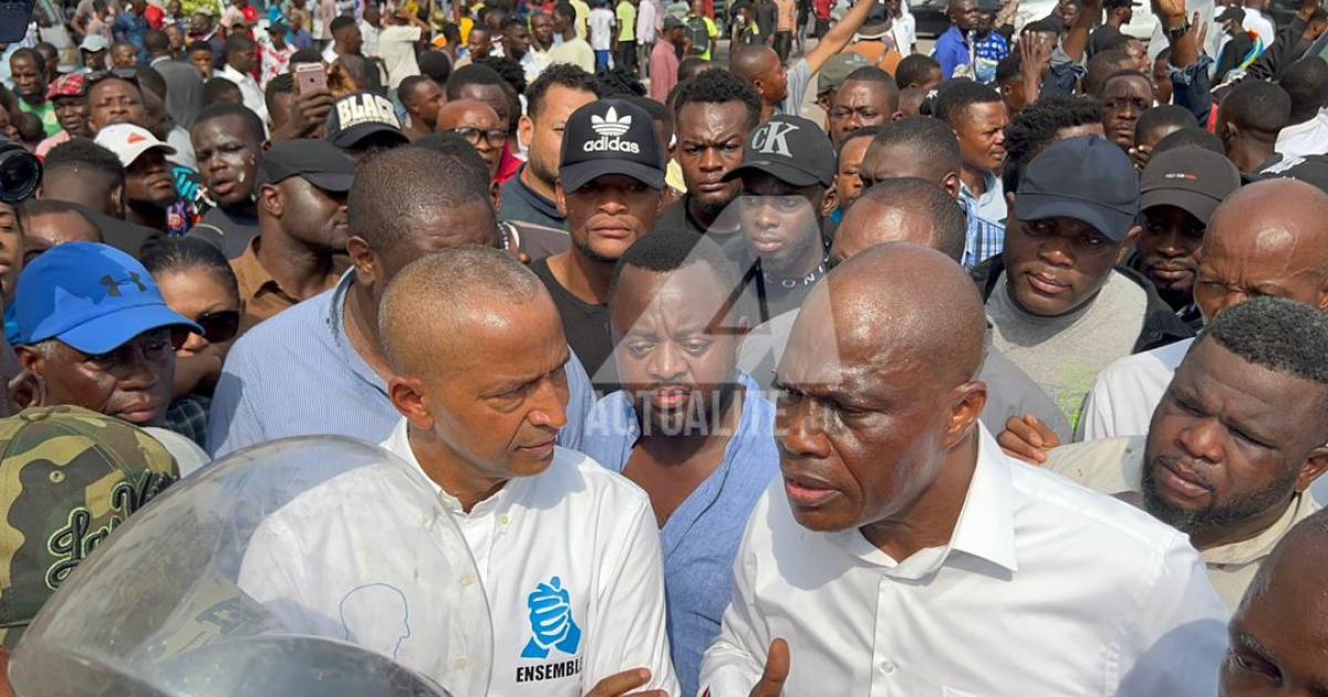 Martin Fayulu, Moise Katumbi, Matata Ponyo et Delly Sesanga