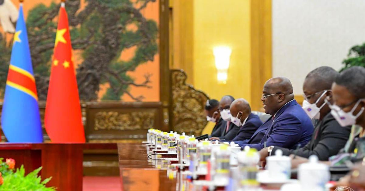 Félix Tshisekedi en Chine
