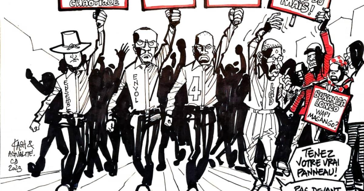 Les caricatures de ACTUALITE.CD sont réalisées par Kash