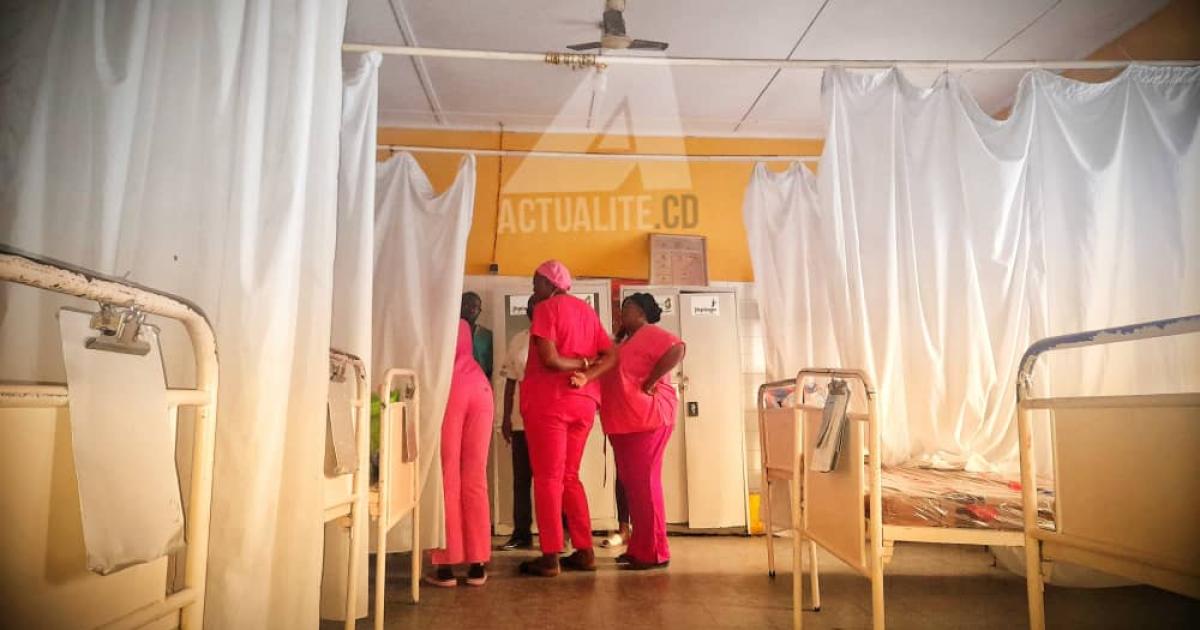 Des sages-femmes dans un hôpital à Kinshasa