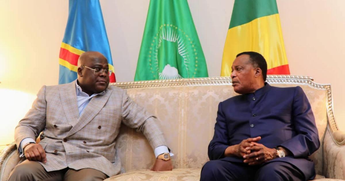 Félix Tshisekedi et Denis Sassou Nguesso