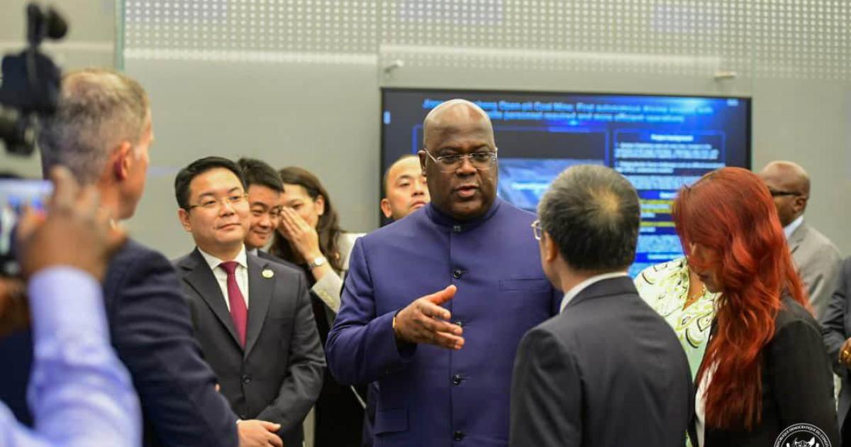 Félix Tshisekedi en Chine
