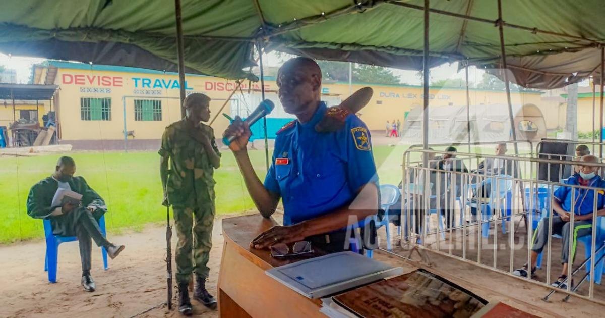 Le commissaire divisionnaire Vital Umiya Awashango
