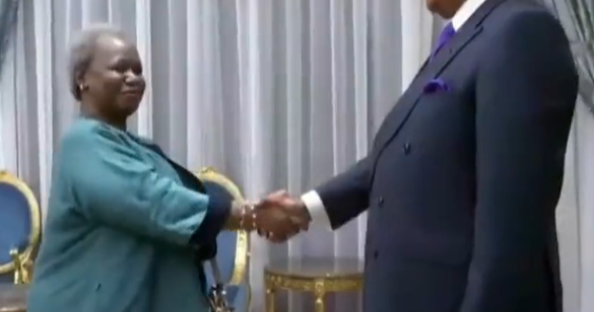 Bintou Keita et Sassou Nguesso