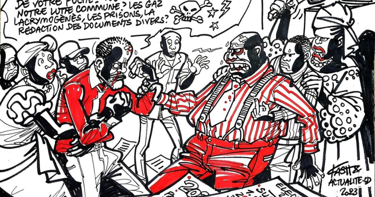 Caricature ACTUALITE.CD 