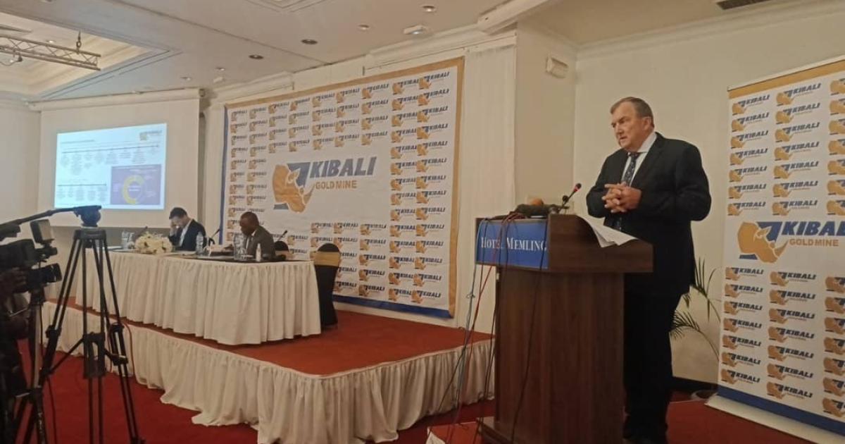 Mark Bristow, PDG de Barrick,  a tenu la 49ème Conférence de presse de Kibali à Kinshasa.