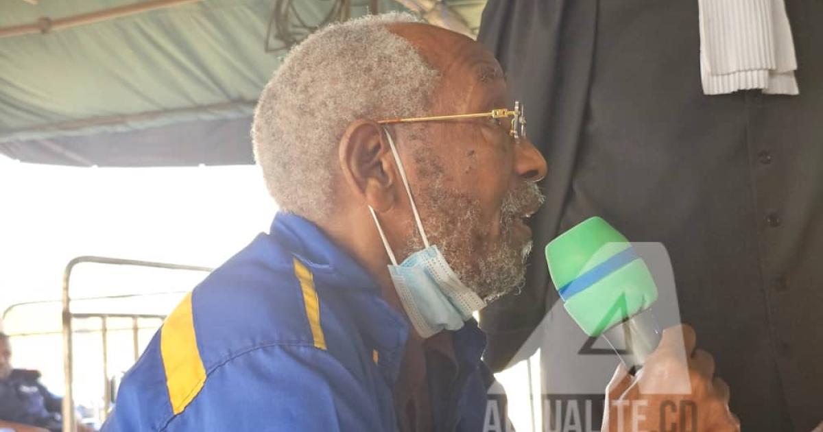 Le député national Edouard Mwangachuchu devant la Haute cour militaire