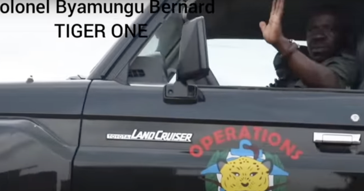 L’ex-colonel Bernard Byamungu Maheshe mis en avant dans une vidéo du M23  à Bunagana en octobre 2022.