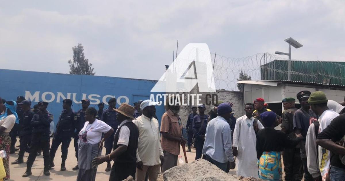 Manifestation anti-Monusco à Goma