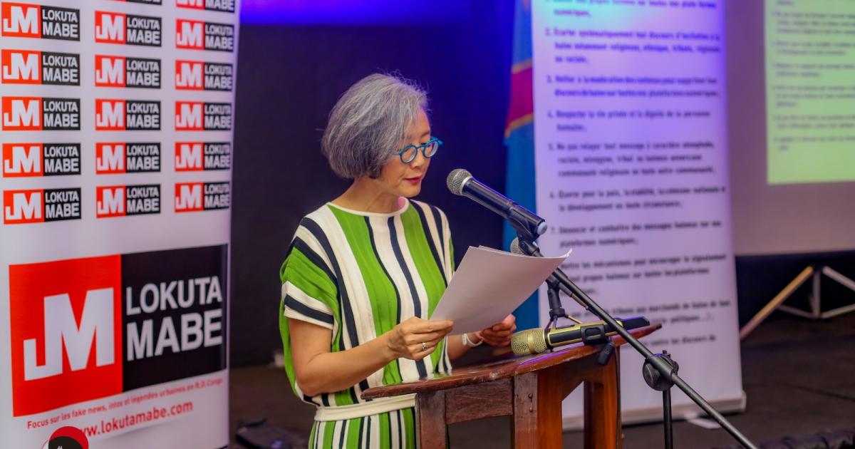 Sakuya Oka, directrice de la Division de la Communication stratégique et de l'Information publique (SCPID) de la MONUSCO