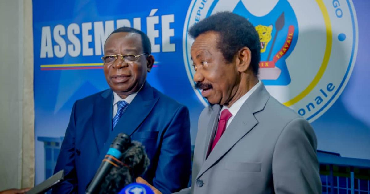 Bahati Lukwebo et Christophe Mboso 