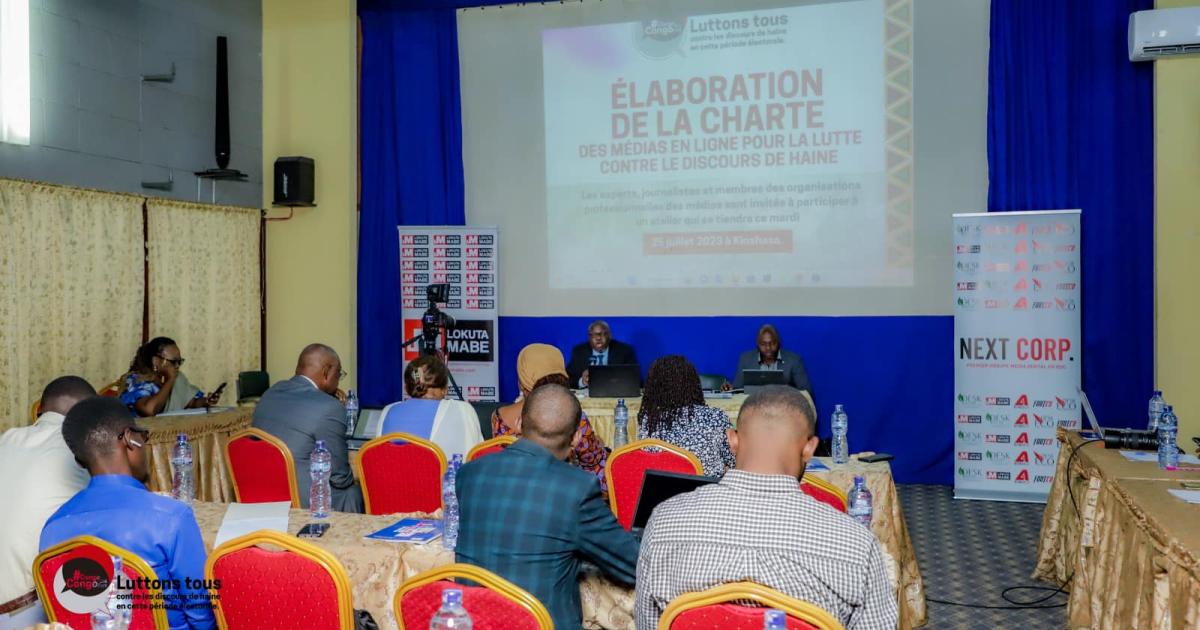 Elaboration de la charte des médias en ligne contre les discours de haine en période électorale