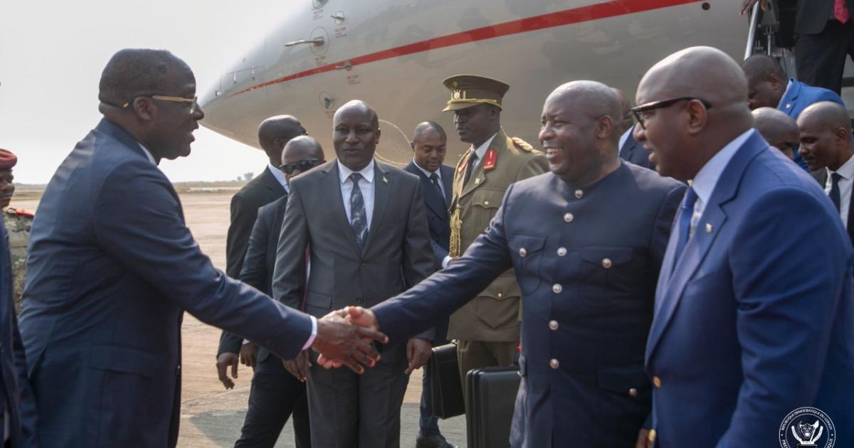 Evariste Ndayishimiye à Kinshasa