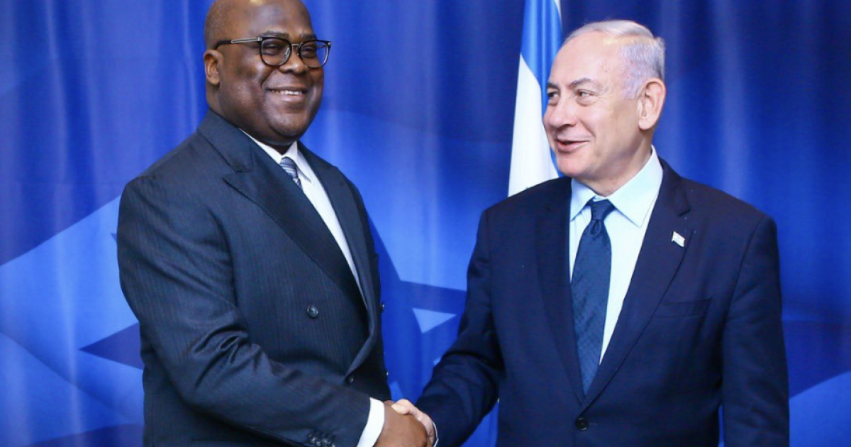 Benjamin Netanyahu et Félix Tshisekedi