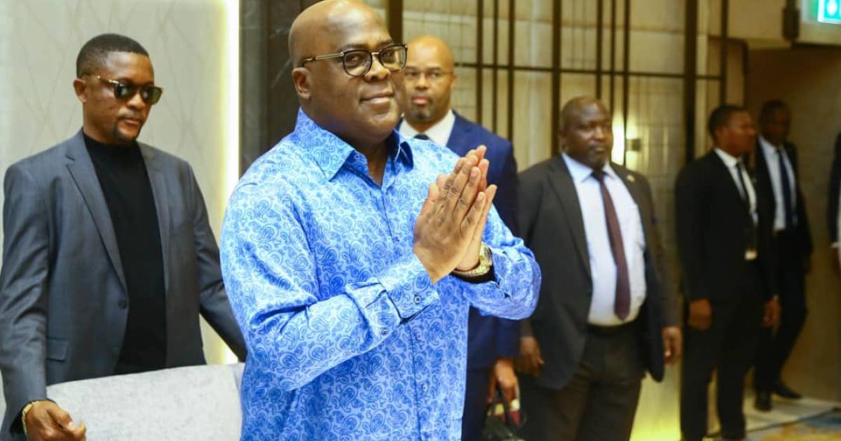 Félix Tshisekedi à Bruxelles