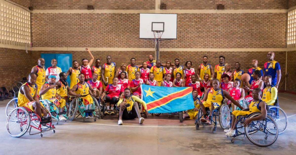 Les Léopards bastketball sur fauteuil 