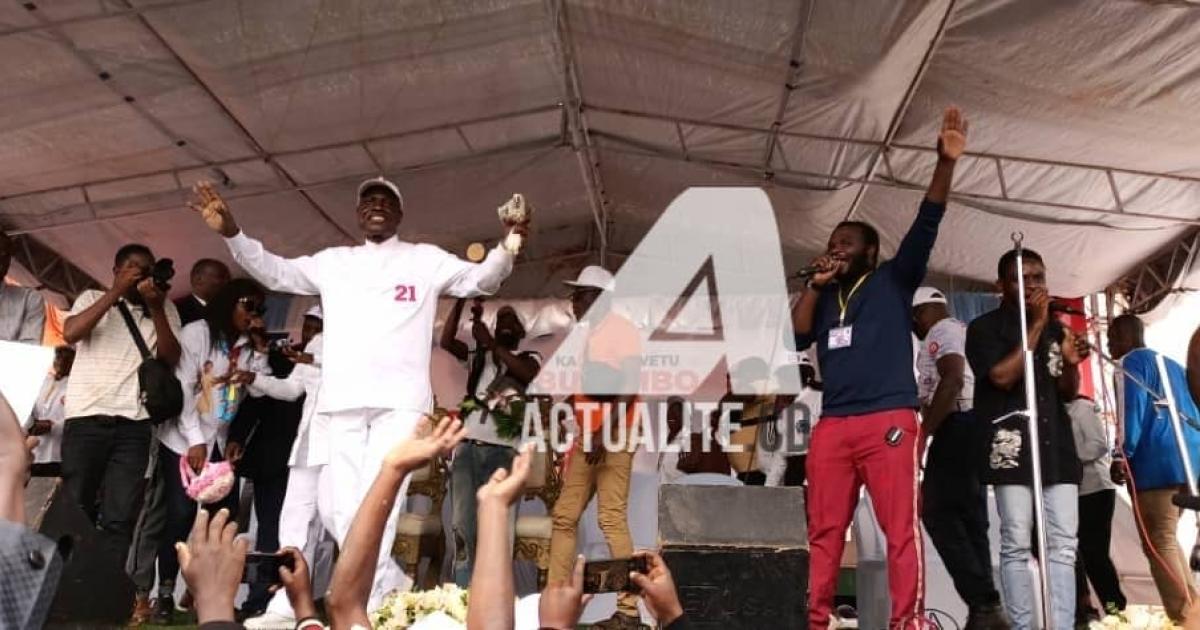 Martin Fayulu en meeting à Butembo ce 29 novembre 2023
