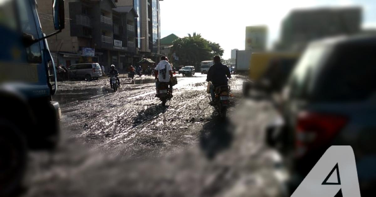 Voirie en délabrement à Kinshasa