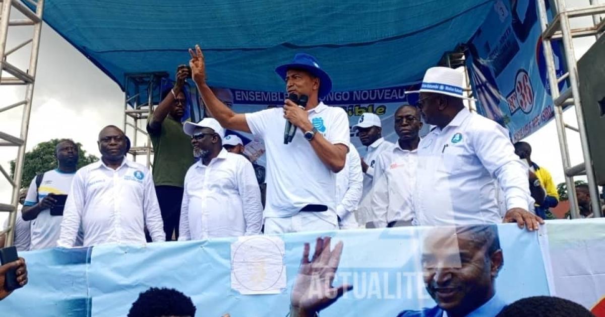 Moise Katumbi en meeting le 22 novembre à Isiro