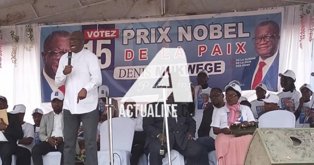 Denis Mukwege en meeting à Butembo