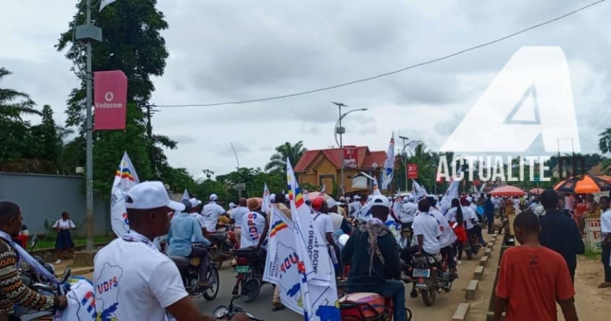 Mobilisation à Kindu pour accueillir Félix Tshisekedi