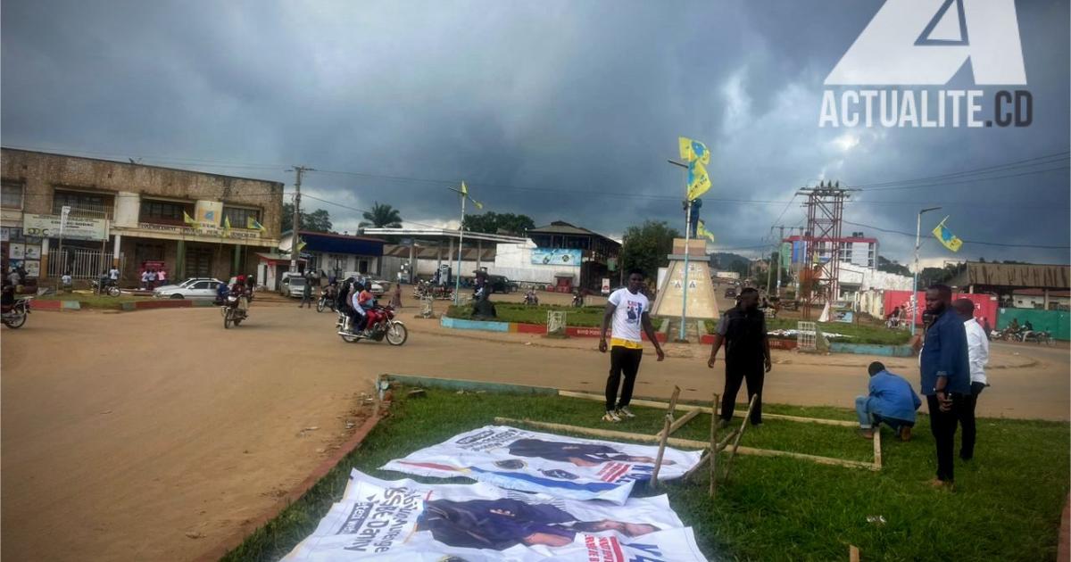 Campagne électorale à Beni