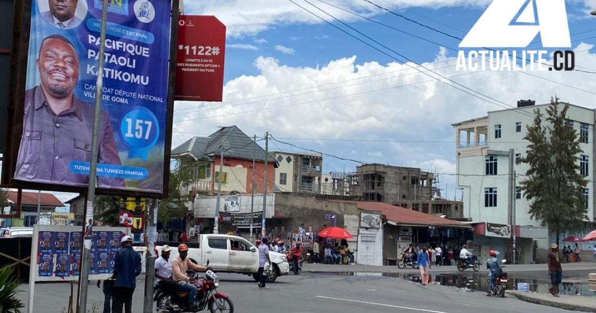 Campagne à l'éctorale à Goma