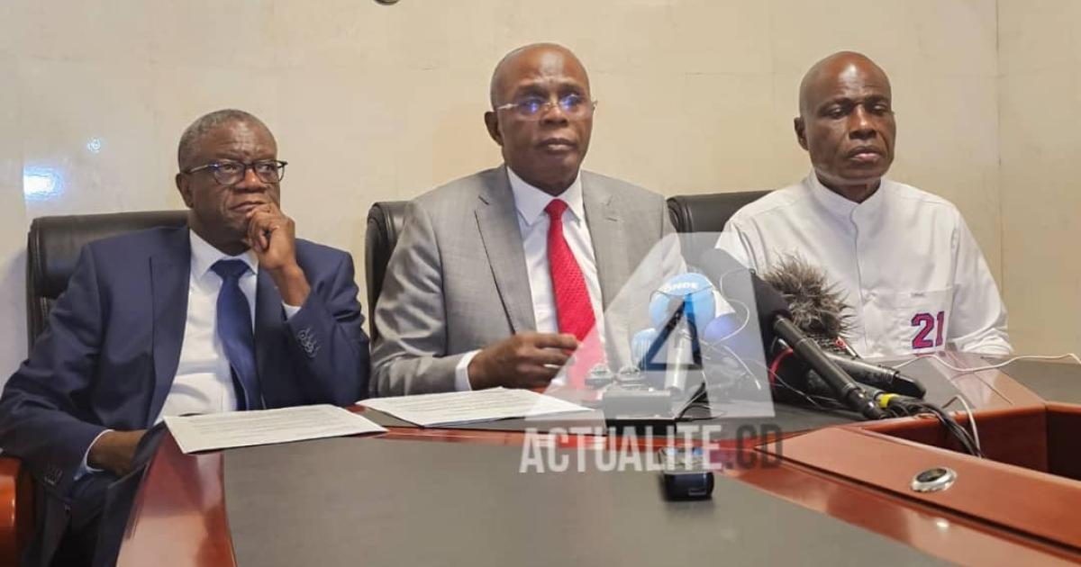 Denis Mukwege, Théodore Ngoy et Martin Fayulu