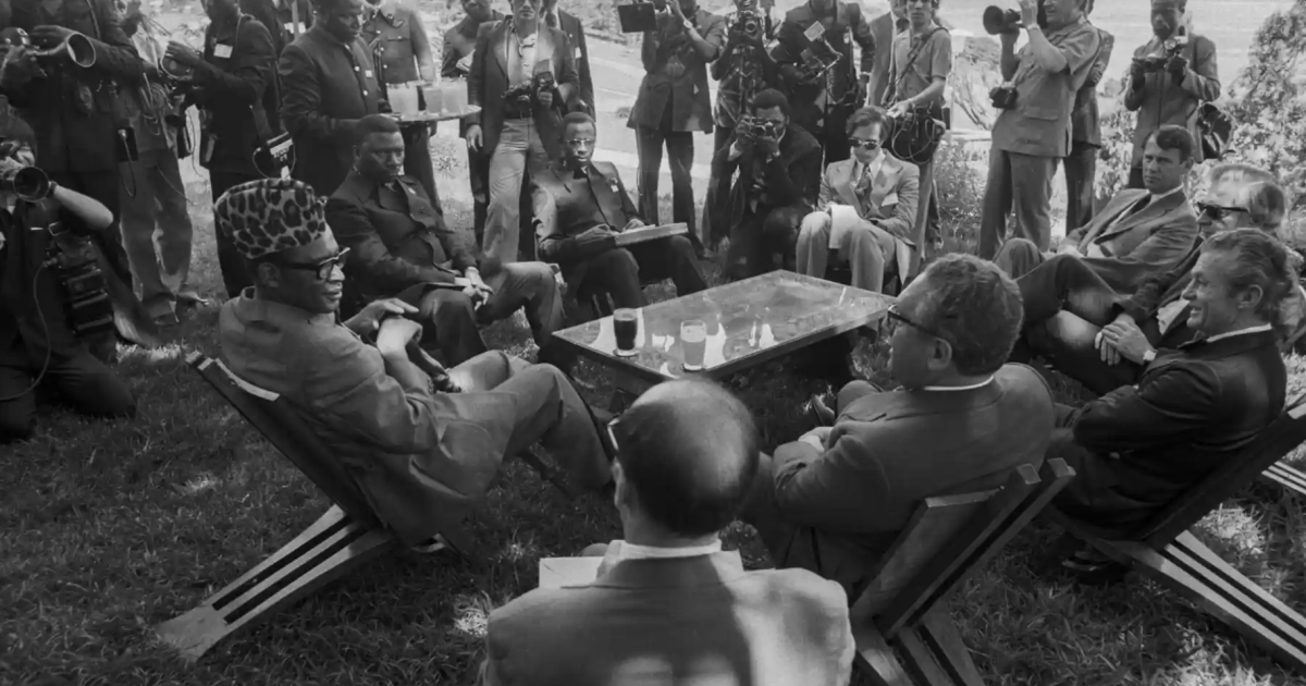 Henry Kissinger à Kinshasa/Loic-Marie Quentin/Gamma-Rapho, via Getty Images)
