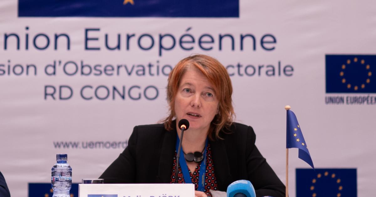 Malin Björk, cheffe de la Mission d'observation électorale de l'UE