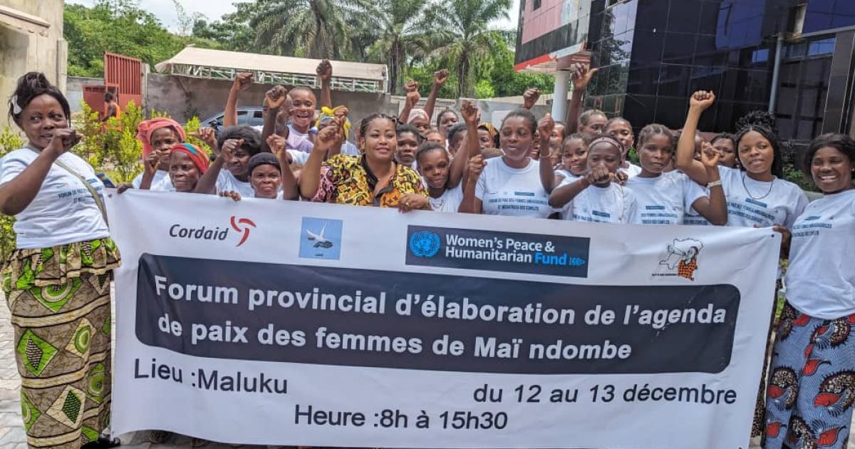 Dialogue autour d'un agenda de paix avec les femmes déplacées de Kwamouth