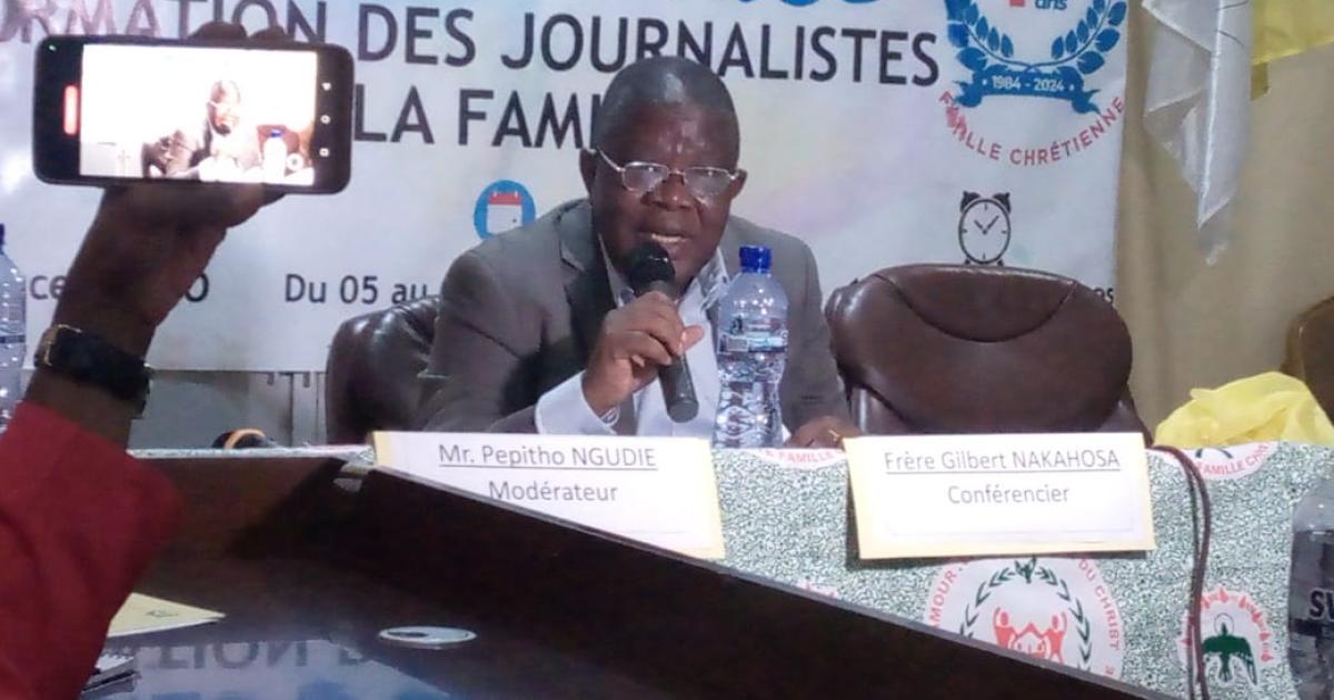 Gilbert Nakahosa, professeur du droit canonique à l’UCC