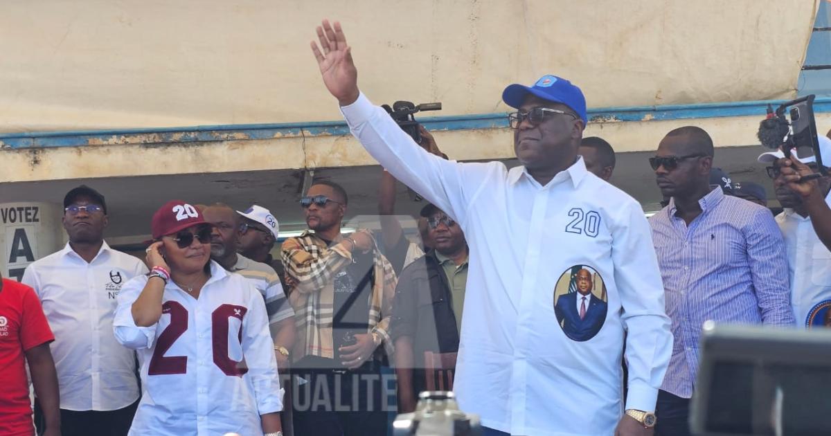 Félix Tshisekedi en campagne électorale 