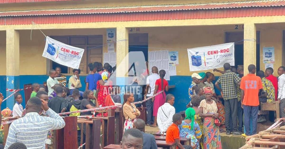 Un centre de vote à Kindu
