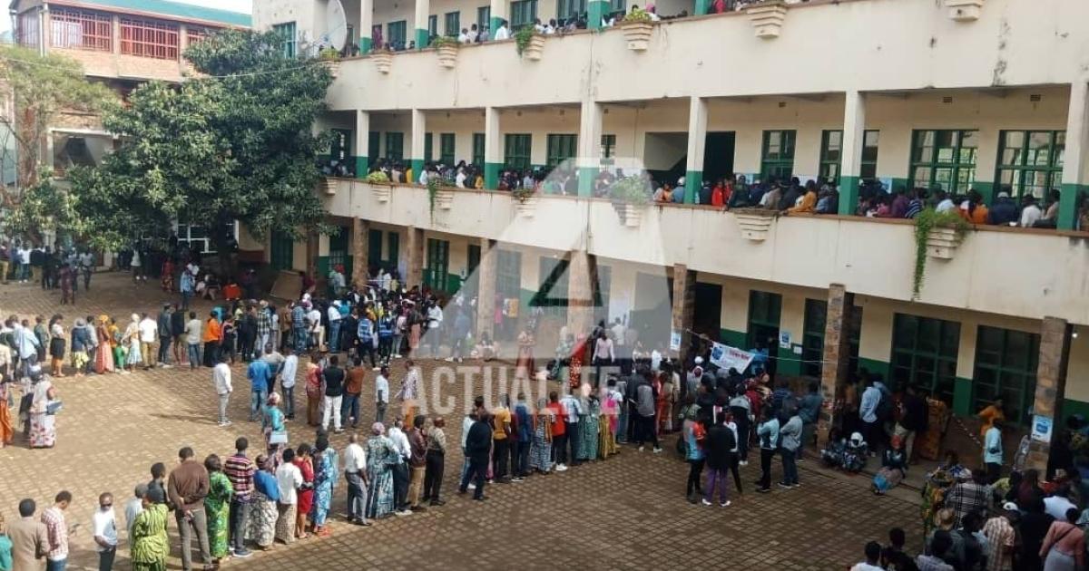 Un centre de vote à Bukavu 