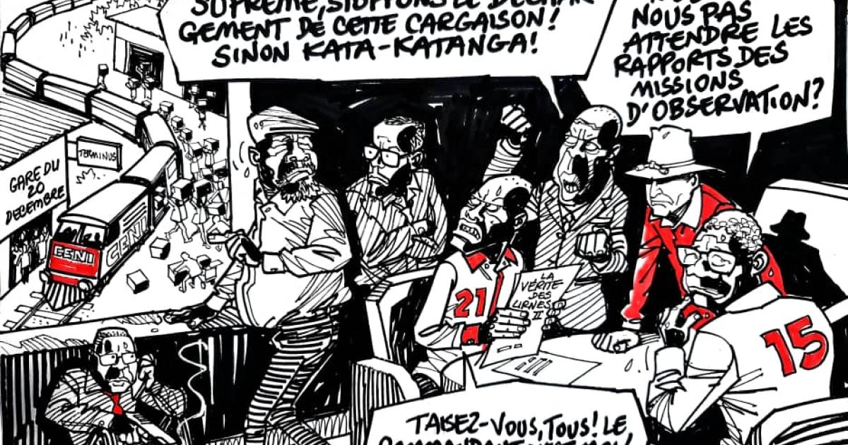 Caricature, par Kash Thembo