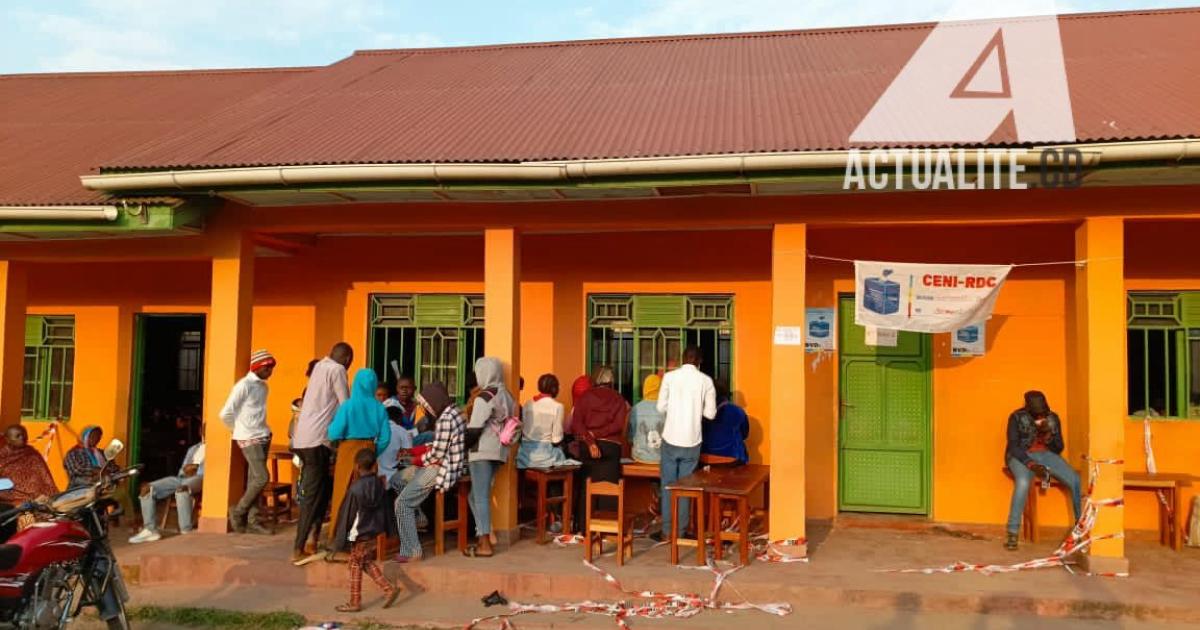 Un centre de vote à Kindu