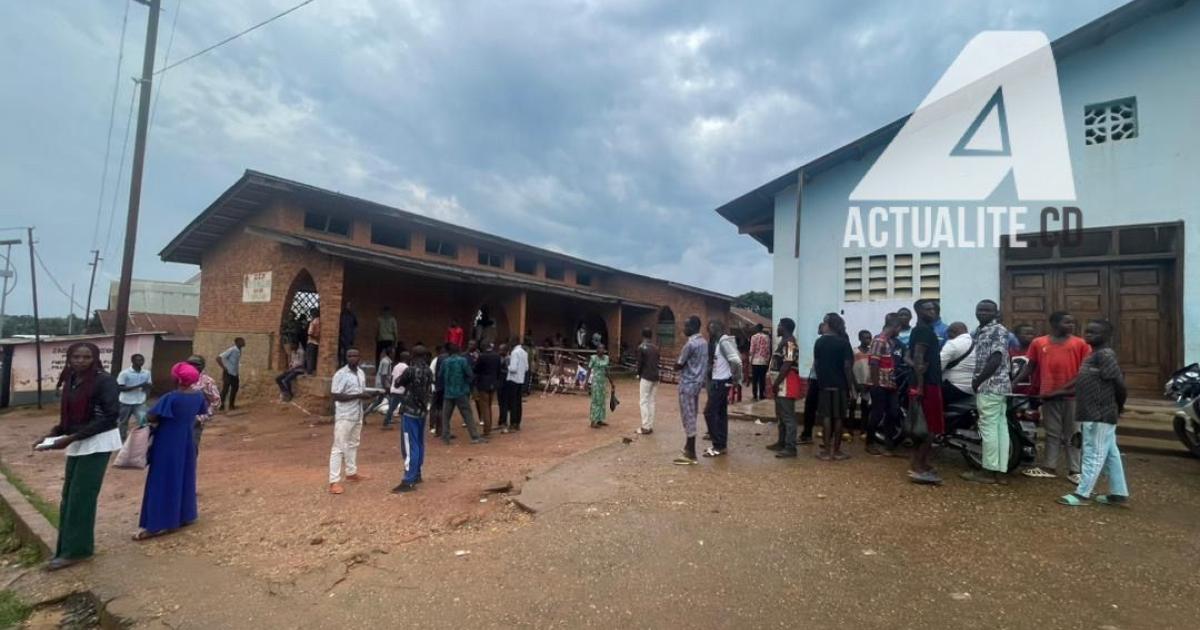 Un centre de vote à Kindu