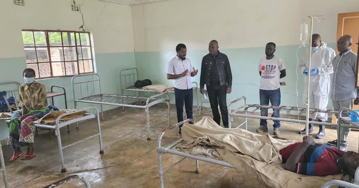 L'une des salles de prise en charge des cas de choléra au Lualaba 