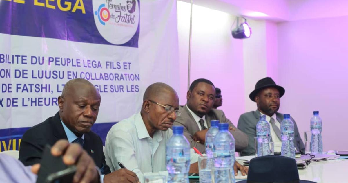 Rencontre entre notables Lega et Asbl les témoins de Fatshi 